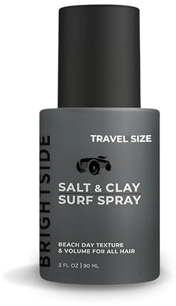 BRIGHTSIDE Salt & Clay Surf Spray Haar Texturier und Volumenspray Salz & Ton Kieselsäure Hamamelis und Grüntee Mischung Strand Haar für alle Haartypen 90 ml