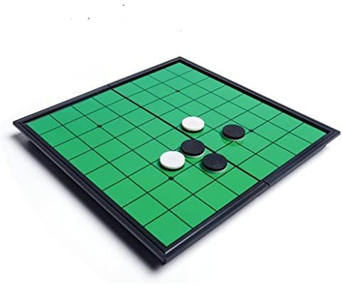 Wjsdsg Faltbares Magnetisches Go Spiel 9 84 Zoll Zusammenklappbares Reversi Othello Reisebrett Pädagogisches Strategiespiel Werkzeug Für Erwachsene