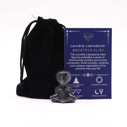 Gemstone Figures Gemstone Alien Larvikite Labradorite
