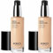 KIKO Milano Instamoisture Foundation 04-1.5N, Perfektionierende Und Feuchtigkeitsspendende Flüssige Foundation Lsf 25 (Packung mit 2)