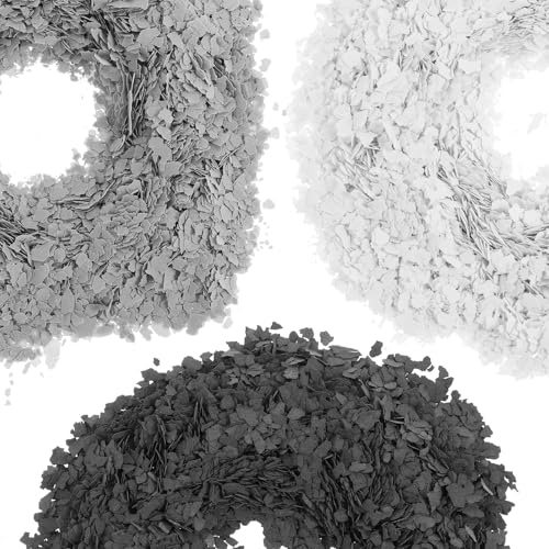 Uonlytech Farbchips für Bodenbeschichtung 1 kg Epoxidharz Bodenflocken für Fußbodenfarbe Garage und Beton Epoxidharz Geeignet für Innen und Außenwände