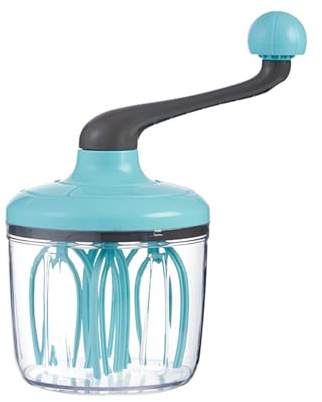 AMSLSIU Manuelle Handmixer Materialien, umweltfreundlicher, wodurch der Behälter stabiler wird. PET Ei Schläger, Handkurbel, langlebig