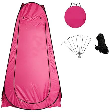 HYGRAD ® Portable Instant POP Up Tent Camping Toilet Shower Changing Single Room Privacy Travel Tent With Bag (Pink)