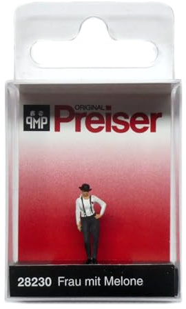 Preiser 28230 Woman in Bowler Hat Figure