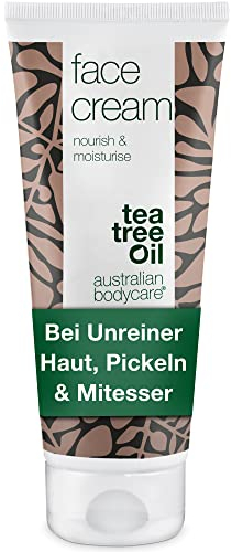 Face Cream for Pimples, Acne & Blackheads 100 ml – Fast-Absorbing Moisturizer with Bakuchiol, Vitamin E & Natural 4-Terpineol, Known from Tea Tree Oil