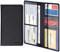 wisdompro Porte-Documents de Voiture en Cuir synthétique pour Carte d'identité, permis de Conduire, Cartes de Contact clés, Noir, Compacte