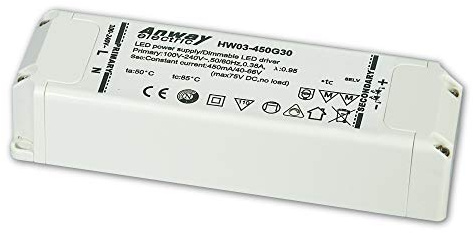 ANWAY LED Treiber HW03-450G30 30W/450mA/40-66V Transformator