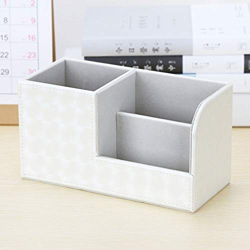Schreibtisch Organizer Ordnungssystem Tisch Leder Stiftehalter Stiftebox Stifteköcher Multifunktionale Bürobedarf