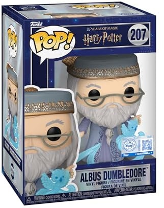 POP Funko Movies: Harry Potter - 25 Years of Magic - Dumbledore | Offizieller Fanartikel und Merch - Vinyl Sammelfigur als Regal Deko - Geschenkidee zum Geburtstag für Fans und Sammler