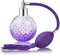 Lamoutor Vintage Perfume Spray Bottle 100ml Vintage Refillable Perfume Bottle with Long Tassel Purple