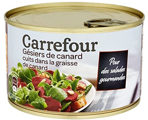 Gésiers de canard maigre confits CARREFOUR G