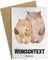 Mr. & Mrs. Panda Personalisierte Grußkarte Bären Liebe - Personalisierte Geschenke, Verliebt, Grußkarte mit persönlichen Nachrichten, Personalisierte