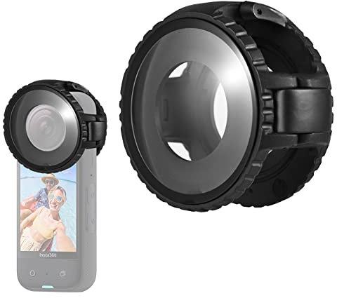Irfora Premium Lens Guards Lens Protective Cover 10M/32.8ft wasserdichte Tiefe Kompatibel mit Insta360 ONE X2 Kamera