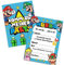 Nastami 5 x Einladungskarten Kindergeburtstag SUPER MARIO Einladungen Kindergeburtstag
