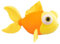 JOSON Goldfish Plüsch Stofftier Weiches Goldfisch Puppe Kissen Geburtstag für Jungen und Mädchen (34.8 cm) (Gelb)