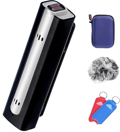 RICHCHIP Micrófono inalámbrico Bluetooth avanzado con cancelación de ruido, ideal para grabadora de voz, reuniones en línea, grabación de entrevistas, transmisión en vivo y compatibilidad con GoPro