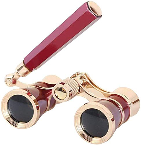 MaGiLL Teleskop-Geschenk, 3 x 25 Vintage-Fernglas, Teleskop-Opern-Theater-Brille mit einziehbarem Griff zum Ansehen von Ms/D (a A)