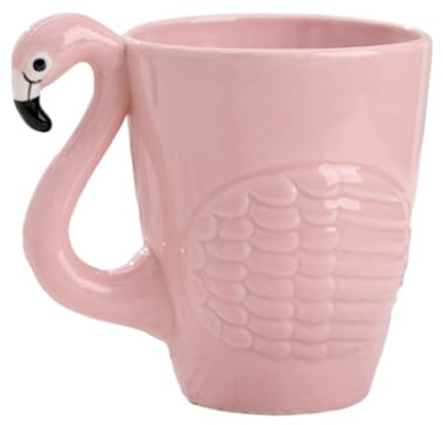 Flamingo Tasse, Rosa Lustige Kaffeebecher 440ml, Geschenke für Frauen, Valentinstag für Tasse Freundin, Muttertags für beste mama geschenk, Geburtstagsgeschenk geschenkideen (1 Tasse)