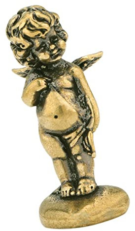 GOOHOCHY Messingskulptur Eines Amor für Büro und Tearoom Weihnachten Party