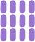 Blocchi per Unghie, 12PCS Mini Buffer per Unghie per Unghie in Gel, Blocchi per Unghie Professionali per Unghie Naturali Blocchetto per Lucidatura per Unghie per Uso Domestico e Salone(rosa viola)