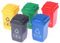 5 Pièces Miniature Poubelle Mini Poubelle Mini Poubelle Modèle Poubelle Camion Poubelle Petite Poubelle Modèle De Scène Miniature Éducatif Précoce pour Les Enfants Jouets