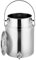 KELUNIS Pot De Lait en Acier Inoxydable 304 Couvercle et Robinet D'éTanchéIté pour RéServoir d'eau Seau à Vin Heavy Duty pour l'huile De Vin Laiteux(5/10L,1.3/2.6gal),10L
