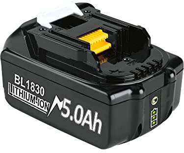 5000mAh Li-ion BL1850B Replacement Battery Compatible with Makita 18V Batteries BL1850 BL1860B BL1830B BL1830 BL1860 BL1840 BL1840B BL1820 BL1815 BL1835 BL1845