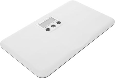 KOMBIUDA Elektronische Babywaage Haustierwaage Flach Robust mit Großem Lcd Bildschirm 150 Kg Tragkraft für Säuglinge und Haustiere