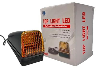 Direct Trade Service LED-Dachleuchte für LKW, Bernsteinfarben, 12-24V, Super-Helligkeit, Perfekter Lichtstrahl