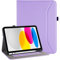 Vakarey per iPad A16 Cover 11 Pollici 2025,Cover per iPad 10 Generazione/11 Generazione Custodia con Portapenne,Viola
