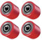 Lot de 4 roulettes en polyuréthane 80 x 70 mm, axe 20 mm avec chariot élévateur, roulettes de chariot élévateur, roulettes de rechange pour transpalette, charge maximale 600 kg