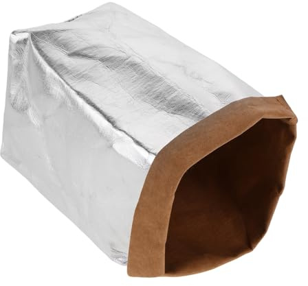 Toddmomy Rangement Papier Kraft Lavable Cache-Pot de Fleurs Papier à Provisions Réutilisable pour Fruits