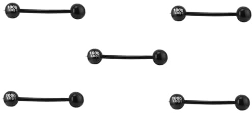 YARNOW 5 Stück Aufblasbare Hantel aus Dickem PVC Leicht Tragbar Robustes Outdoor für Sportspiele Party und Handtraining Trainingsspielzeug für Mädchen und Jungen