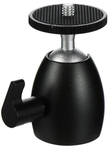 SHINEOFI 2pcs Mini Ball Head Camera Mount Stand Screw Camera Holder for Tripod Adapter Small Rig for Webcam Tripod Use