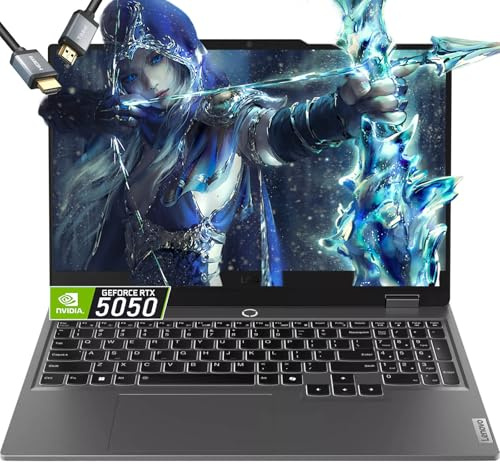 Lenovo LOQ 15 Gaming Laptop RTX 5050 -Intel Core i5-13450HX Beat Ryzen 7 7435HS -15.6 FHD Display G-SYNC- 64GB RAM -2TB SSD -Tastiera retroilluminata -2025 Portatil Gamer PC -Windows 11 -Webcam