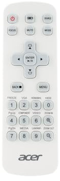 Sparepart: Acer REMOTE CONTROL.25K.WHITE. WO/LASER, MC.JMV11.008 (WO/LASER)