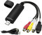 Little World USB 2.0 Audio/Video Converter, Video Capture Card VHS Box VHS VCR TV to Digital Converter, Windows 2000/XP/Vista/7/8/10/11/Mac