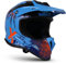 Soxon® SKC-33 „Fusion Blue“ · Kinder Cross-Helm · Motorrad-Helm MX Cross-Helm MTB BMX Cross-Bike Downhill Off-Road Enduro-Helm · ECE 22.05 Schnellverschluss SlimShell Tasche XXS (49-50cm)