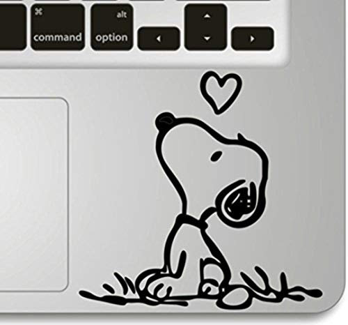 Adesivo - Sticker - PC - CASCHI - Auto - Moto - MOBILI - Adesivo Snoopy Sticker TRACKPAD Adesivo Joe Cool PC Computer Bianco