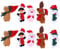 Toyvian Weihnachten Fingerpuppen Weihnachtsmann Schneemann pädagogische Fingerpuppen Puppen Handspielzeug Puppen Spielzeug für Kinder Xmas Party Supplies 10St