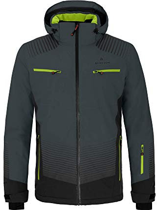 Bergson TAAVI | Herren Skijacke, wattiert, 20000 mm Wassersäule, Ebony [949], 26 - Herren