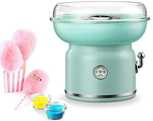 Countertop Cotton Candy Maker, Nostalgia Mini Cotton Candy Machine for Home Birthday Family Party Festival Gift,A