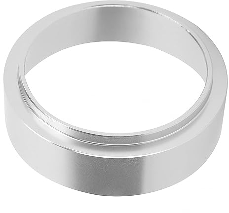 Anneau de Dosage en Aluminium pour Machine à Café, Aluminium Entonnoir de Dosage Entonnoir Doseur Entonnoir de Rechange pour Accessoires de Machine à Espresso Porte-filtres - 51mm