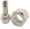 Schlauchtülle mit drehbarer Überwurfmutter G 1/8 - 4 mm, 40 bar Edelstahl