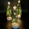 Tisch-Weihnachtsbaum mit Lichtern 3 Stück Tabletop Weihnachtsbaum mit Lichtern Mini Künstlicher Weihnachtsbaum mit LED Lichterketten Weihnachtsfeier Dekoration Miniatur Tischdekoration