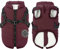 Savlot Hundejacke Winterweste Jacken Hundemantel Hundepullover Haustier Skifahren Kostüm Ärmellose Baumwolle Gepolsterte Weste Mit Brustgurt Gurt - Lila, XS