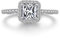 Ring Silber 925 Damen Zirkonia Ring 54 Hochzeitsring mit Diamant Ring für Verlobung Hochzeit, Ring Weißgold Damen Braut Solitär Ringe 925 Silber Ring Frauen Breit