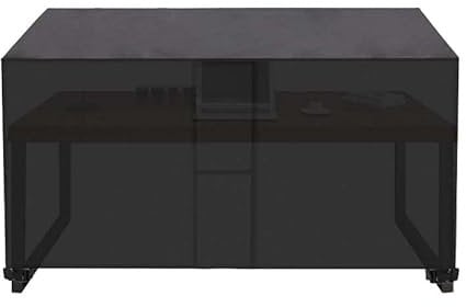 Garden Furniture Covers Waterproof 242x162x100cm, Heavy Duty 420D Oxford Fabric Patio Furniture Cover, Garden Table Cover with Vent and 4 Windproof Buckles, Windproof for Outdoor Table Chair Sofa