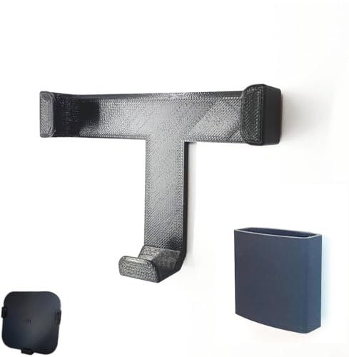 Myfuturshop® Soporte Compatible con XIAOMI Mi TV Box S. Sujeta el TV Box en Cualquier Lugar sin Hacer Agujeros.