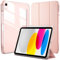 CACOE Funda Compatible con iPad 11.ª Generación (A16) 11 2025 / iPad 10.ª Generación 10.9 (2022) (A2757/A2777), Funda Trasera Transparente con Portalápices Compatible,Oro Rosa